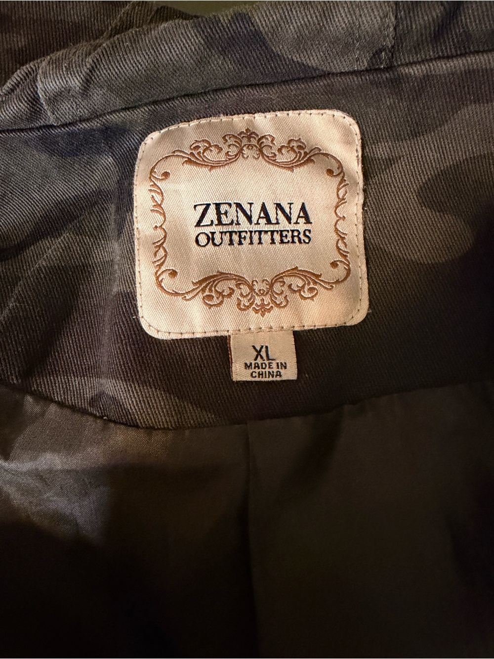 Camo Utility Hooded Jacket - Olive Camo - Picture 3 of 4